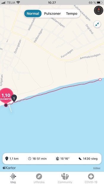 GPS kort