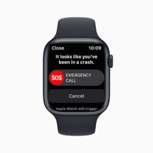 Crash alarm Apple Watch 8