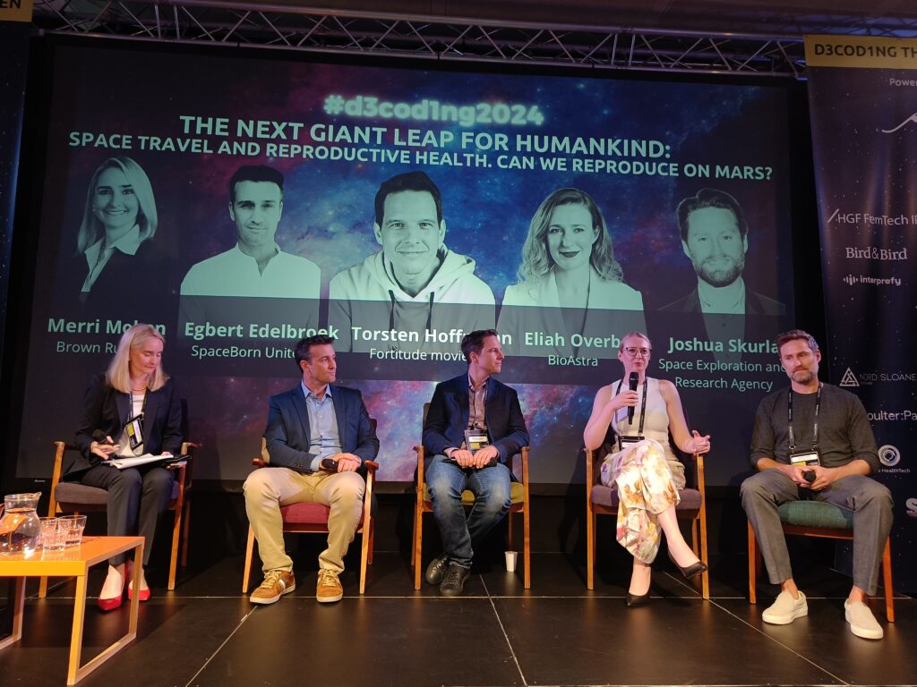 Panel at Decoding The Future of Women:
“The next giant leap for humankind: Space travel and Reproductive Health. Can we reproduce on Mars?”