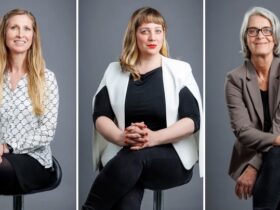Editorial team, Cecilie, Vanessa and Helle