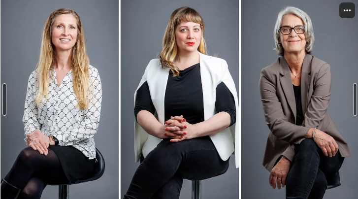 Editorial team, Cecilie, Vanessa and Helle