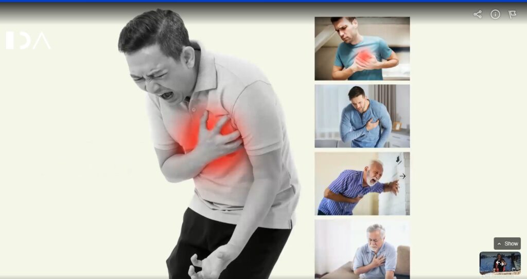 Women do not get the same symptoms of a heart attack as men do. Yet, most people don’t know what symptoms to look for in a woman.